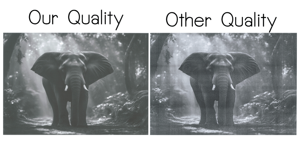 Photocopy black and white